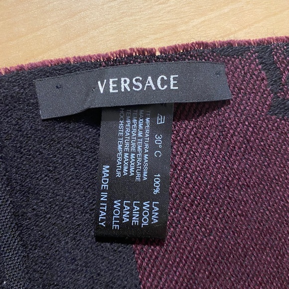 Versace Wool Scarf - Picture 4 of 6